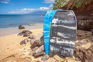 Maui Boogie Boards for rent.